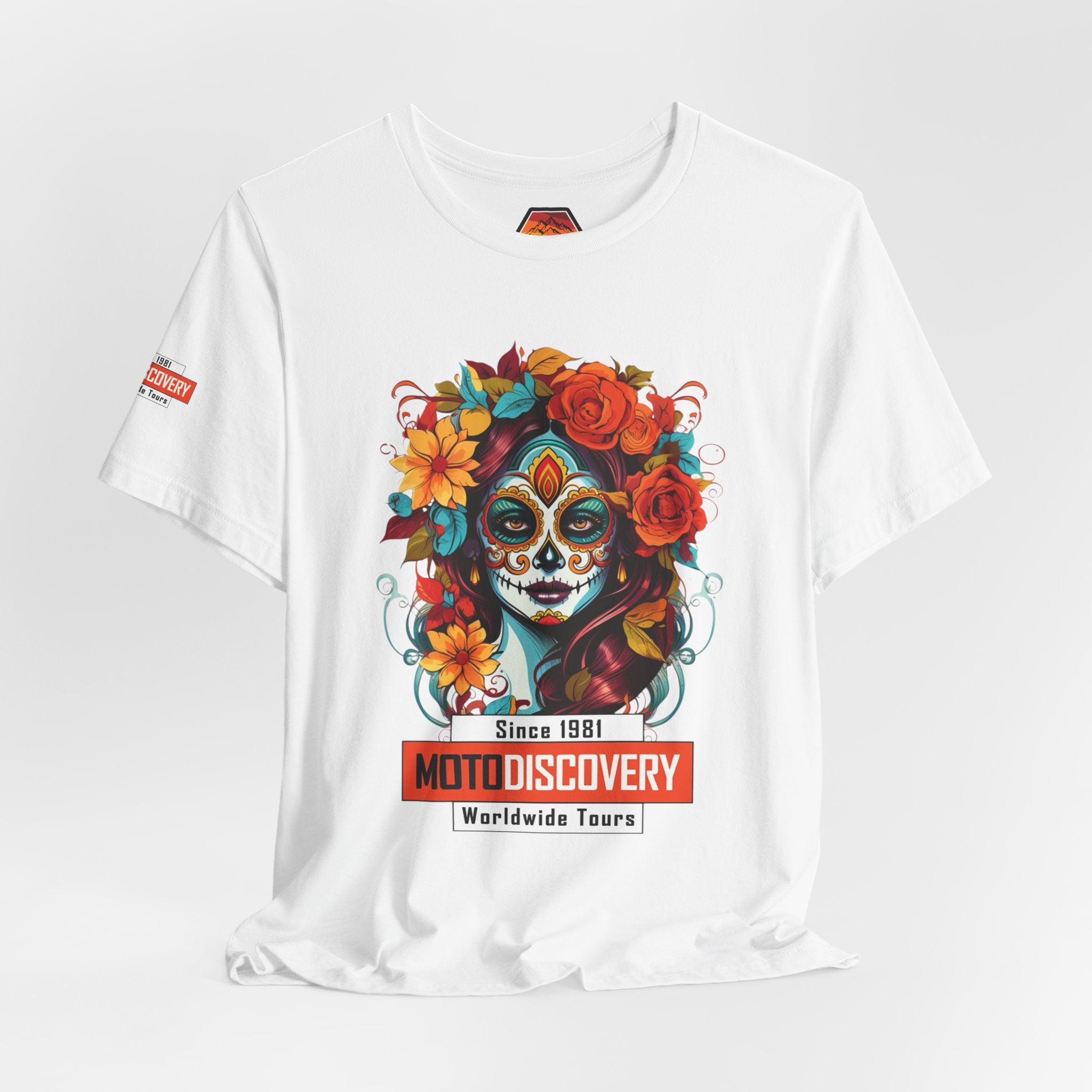 MotoDiscovery Day of the Dead Sugar Skull T-Shirt