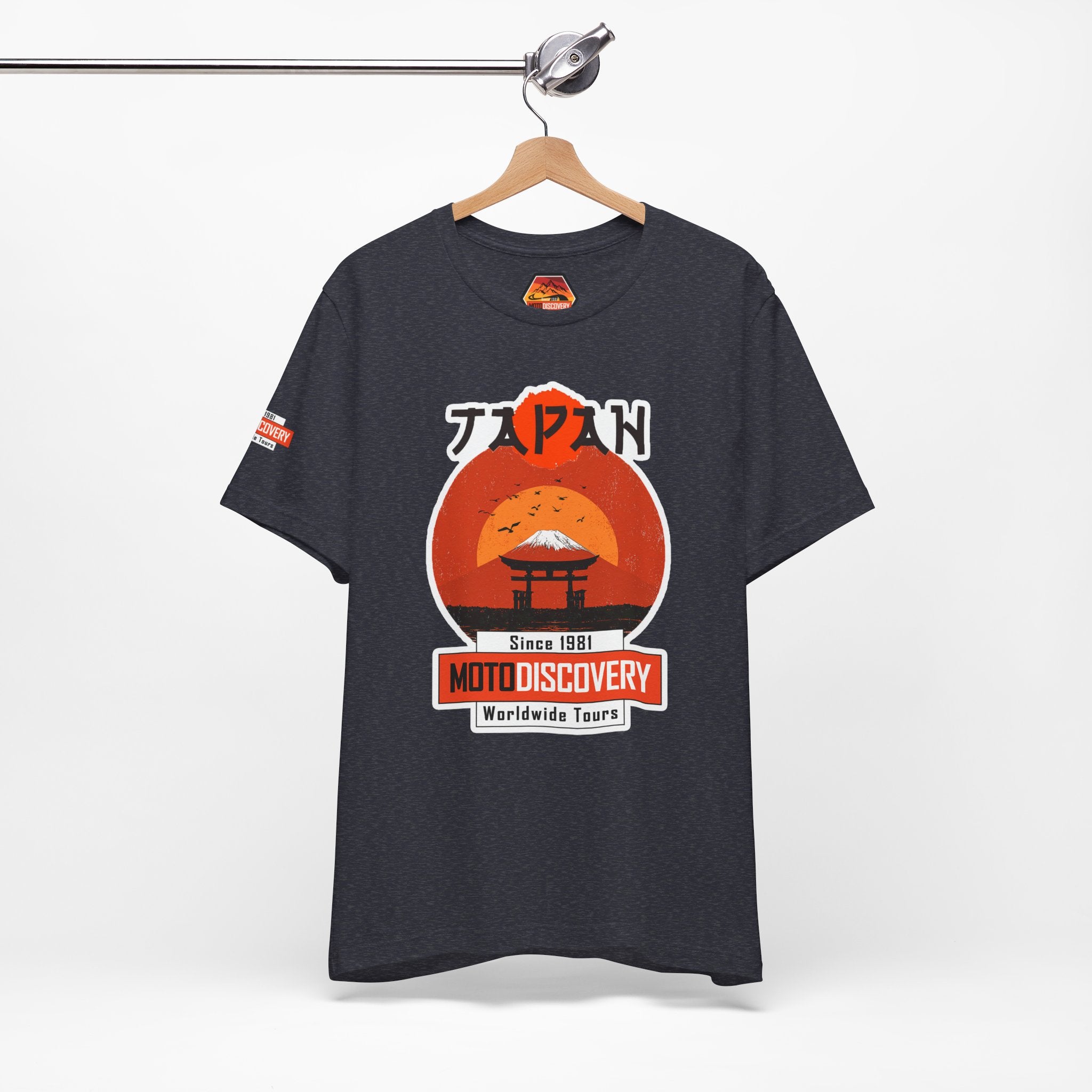 Japan Moto Discovery T-Shirt — 'MotoDiscovery' Worldwide Tours Tee