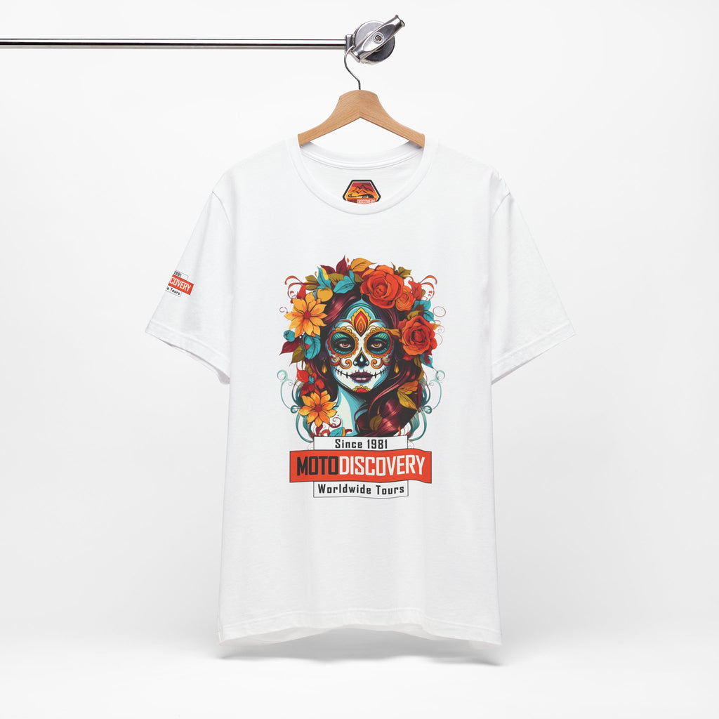 MotoDiscovery Day of the Dead Sugar Skull T-Shirt