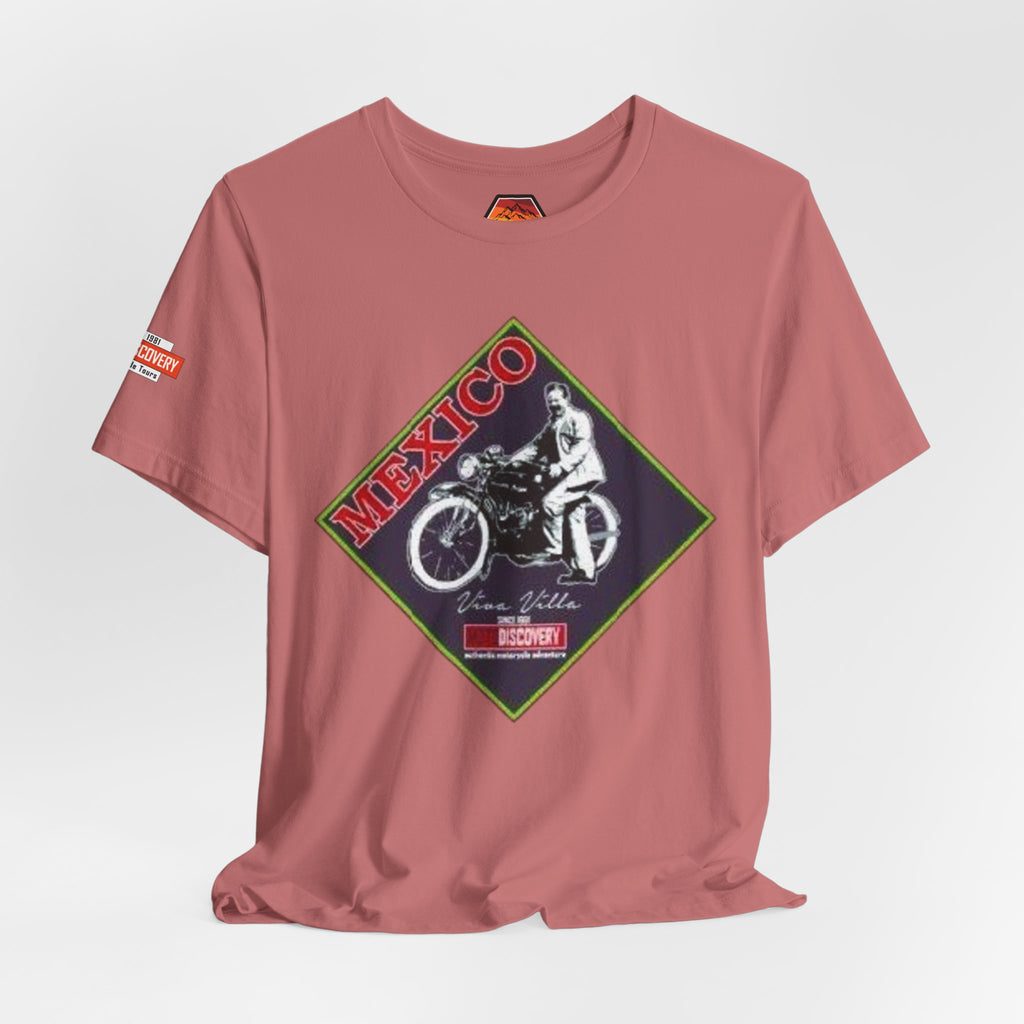 Mexico Motorcycle Vintage Graphic Tee — Off-Road Rider Shirt