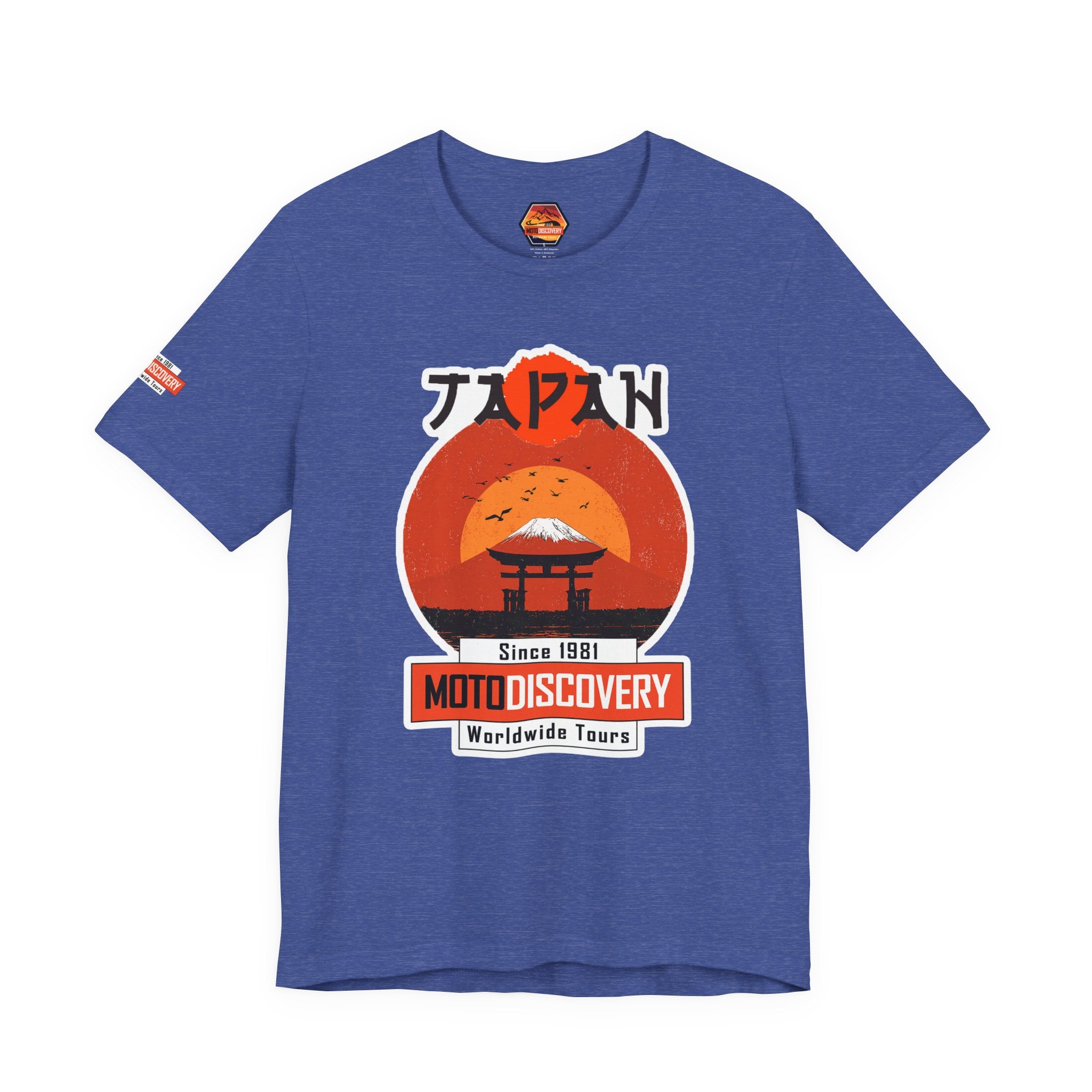 Japan Moto Discovery T-Shirt — 'MotoDiscovery' Worldwide Tours Tee