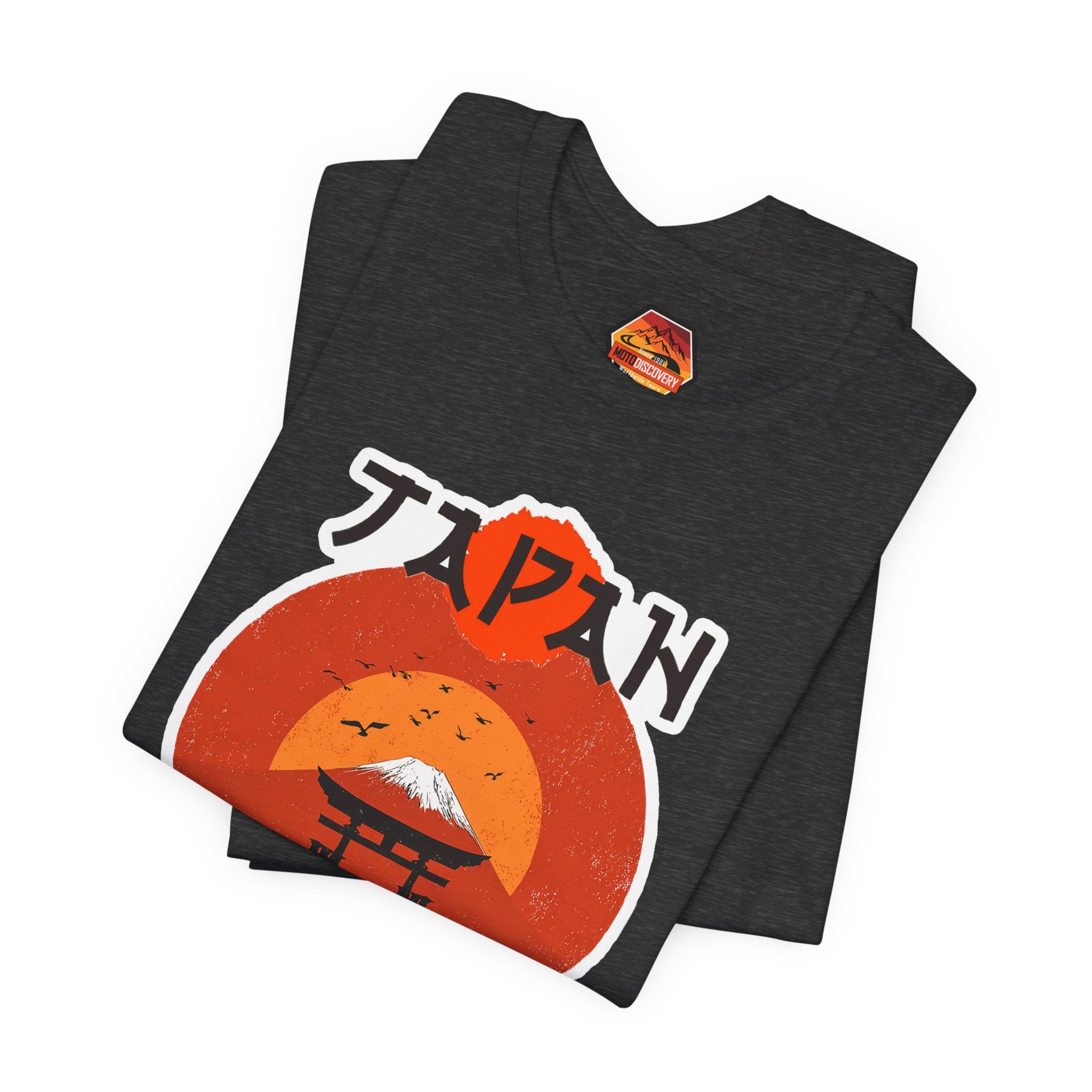 Japan Moto Discovery T-Shirt — 'MotoDiscovery' Worldwide Tours Tee