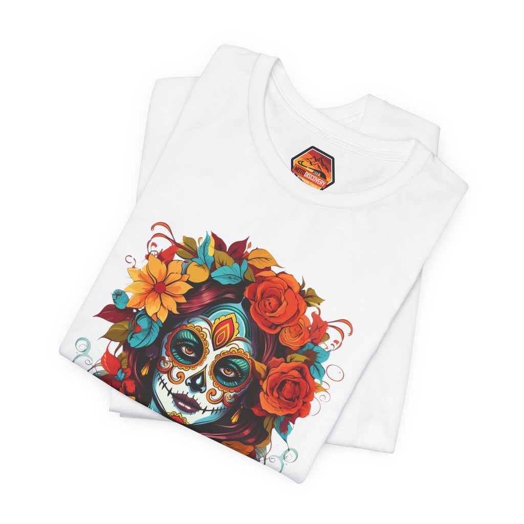 MotoDiscovery Day of the Dead Sugar Skull T-Shirt