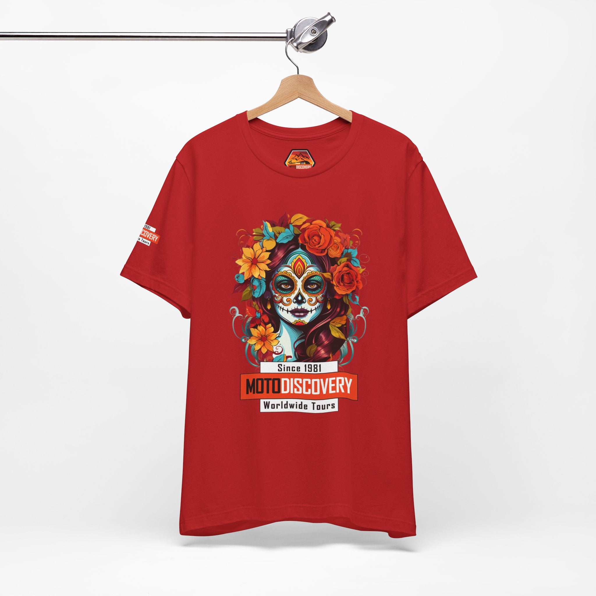 MotoDiscovery Day of the Dead Sugar Skull T-Shirt