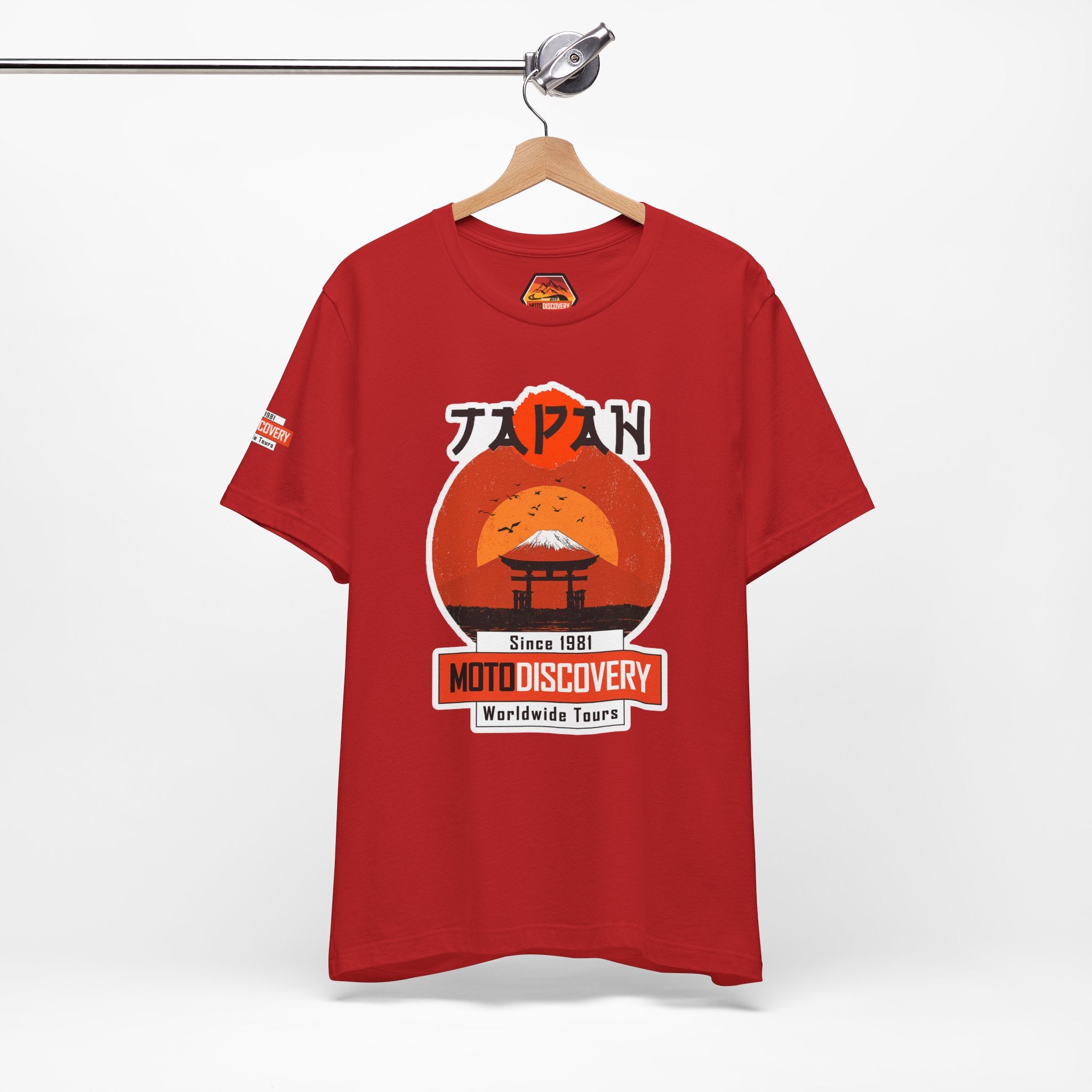 Japan Moto Discovery T-Shirt — 'MotoDiscovery' Worldwide Tours Tee