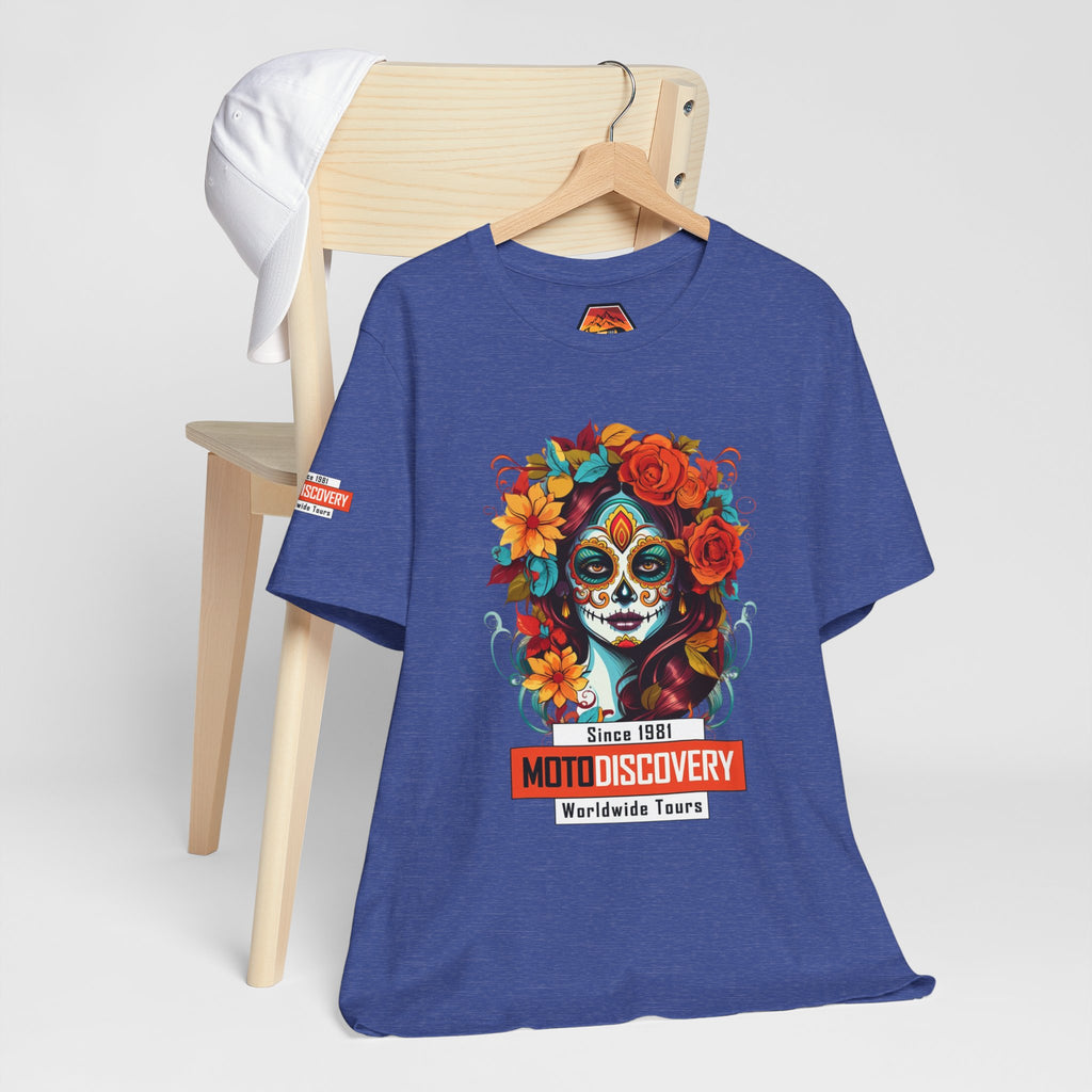 MotoDiscovery Day of the Dead Sugar Skull T-Shirt