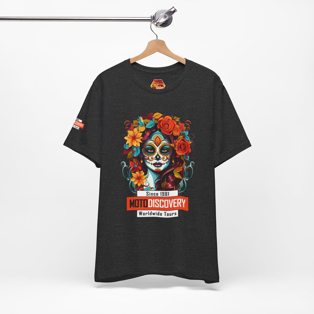 MotoDiscovery Day of the Dead Sugar Skull T-Shirt
