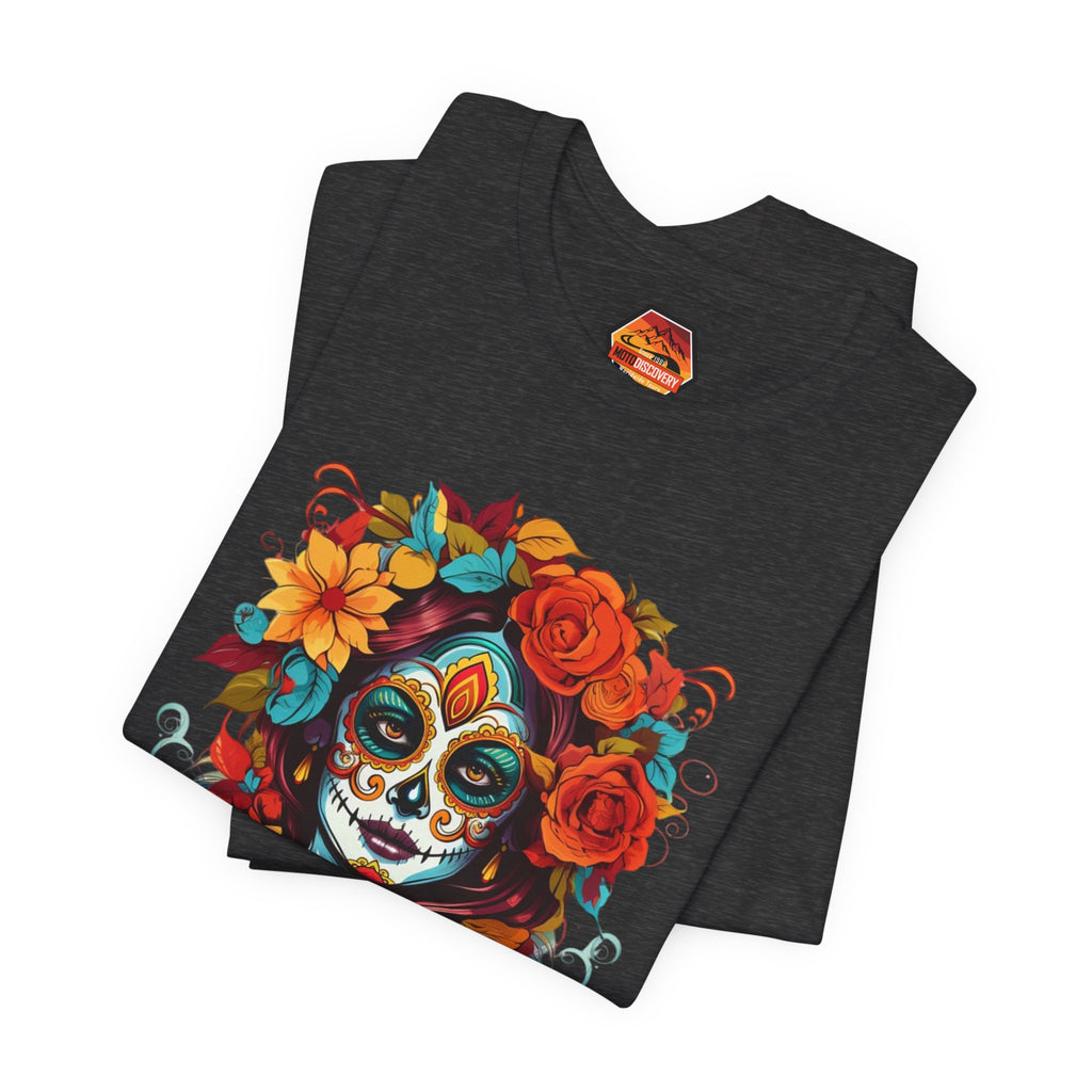 MotoDiscovery Day of the Dead Sugar Skull T-Shirt