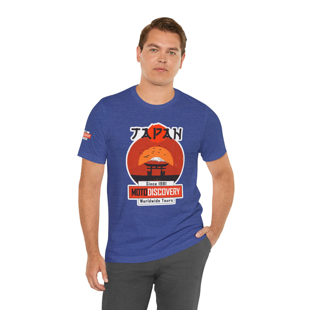 Japan Moto Discovery T-Shirt — 'MotoDiscovery' Worldwide Tours Tee