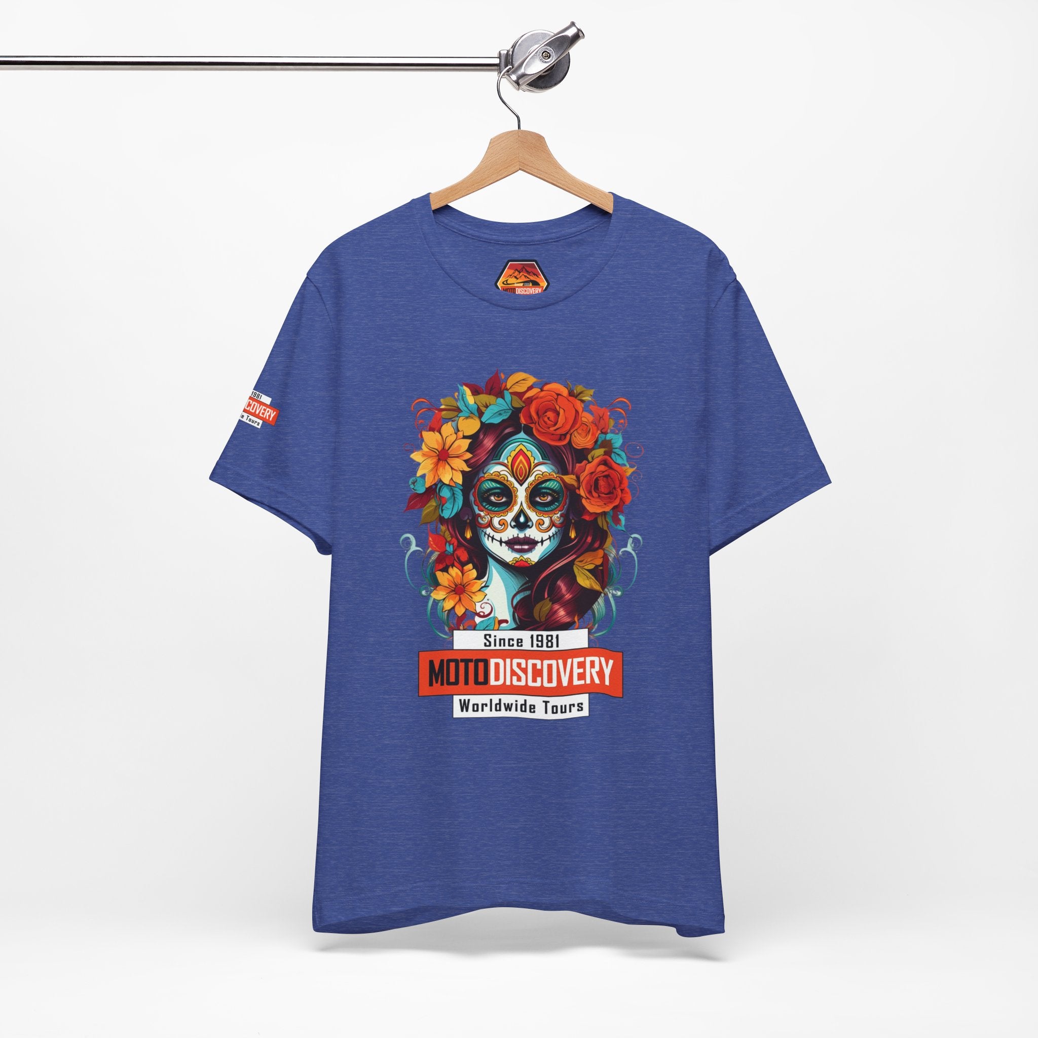 MotoDiscovery Day of the Dead Sugar Skull T-Shirt