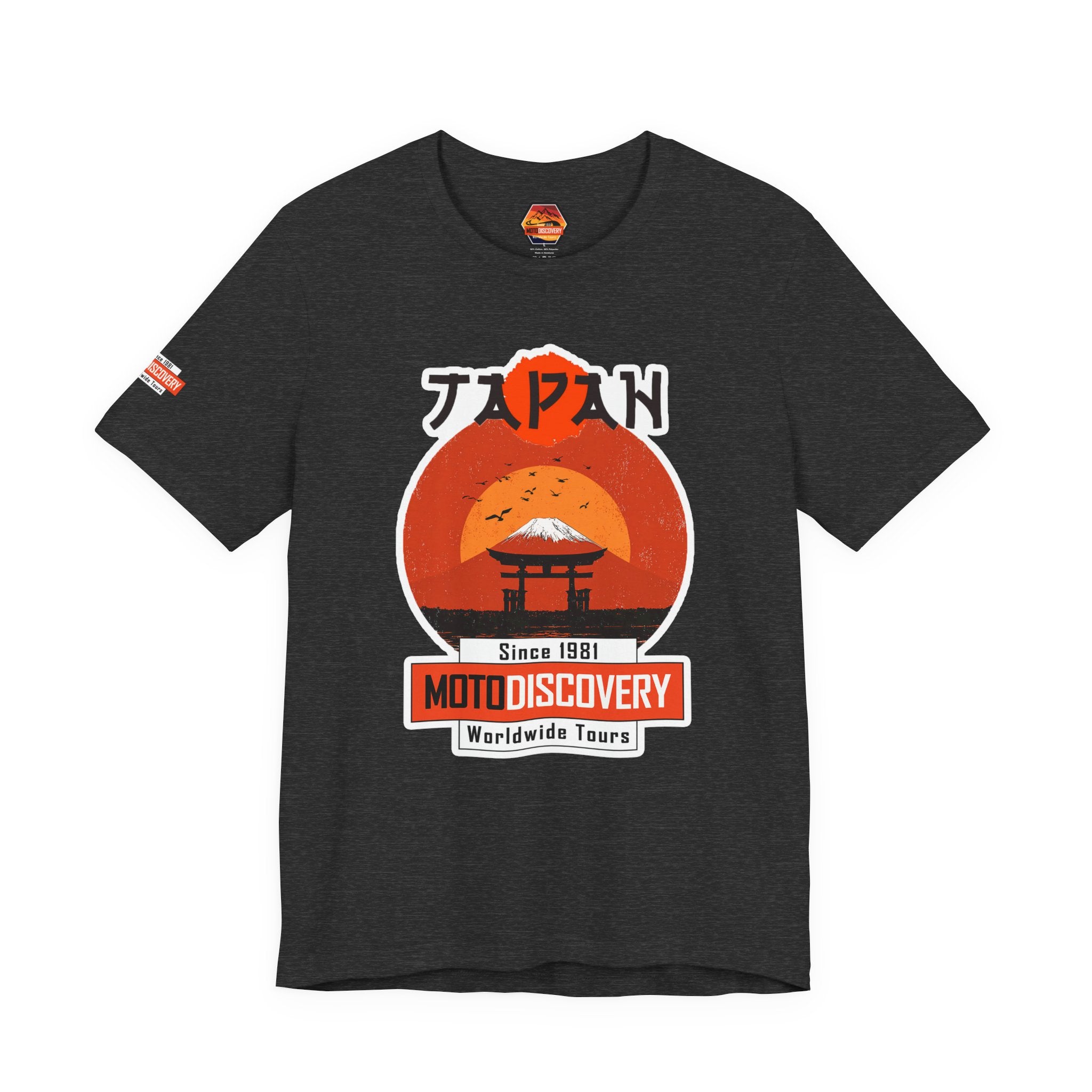 Japan Moto Discovery T-Shirt — 'MotoDiscovery' Worldwide Tours Tee