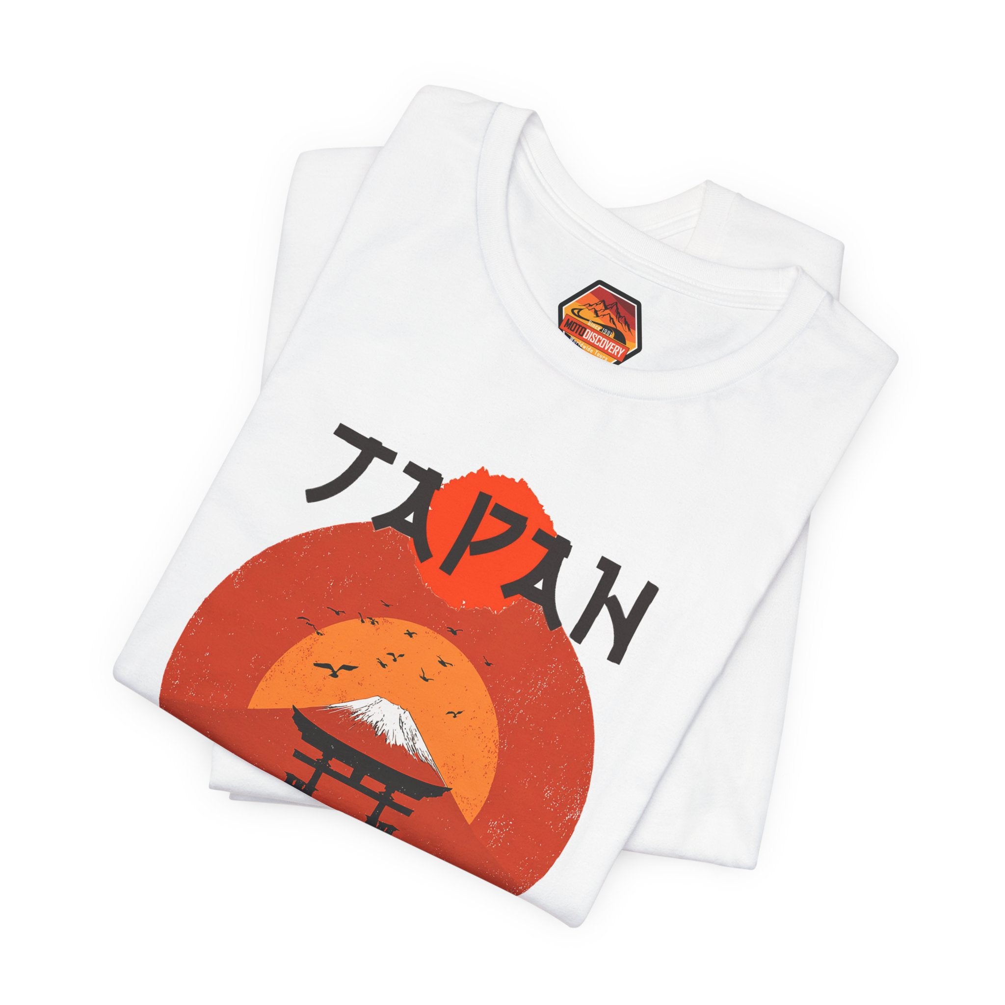 Japan Moto Discovery T-Shirt — 'MotoDiscovery' Worldwide Tours Tee
