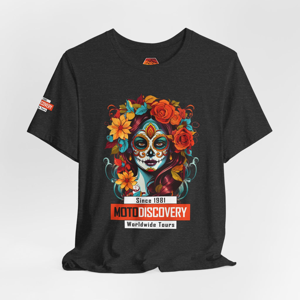 MotoDiscovery Day of the Dead Sugar Skull T-Shirt