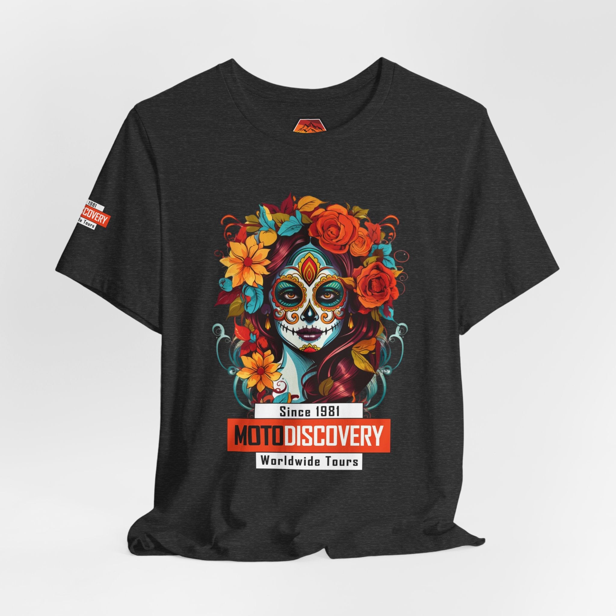 MotoDiscovery Day of the Dead Sugar Skull T-Shirt