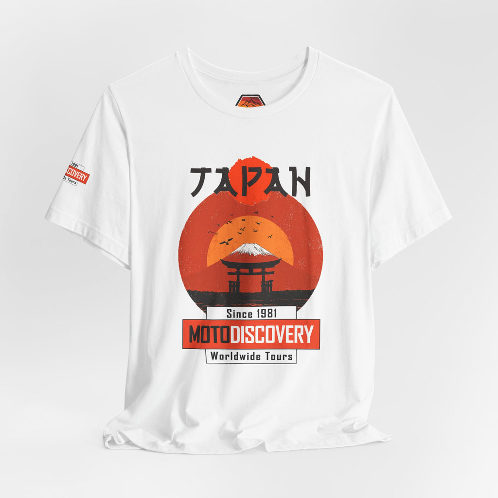 Japan Moto Discovery T-Shirt — 'MotoDiscovery' Worldwide Tours Tee