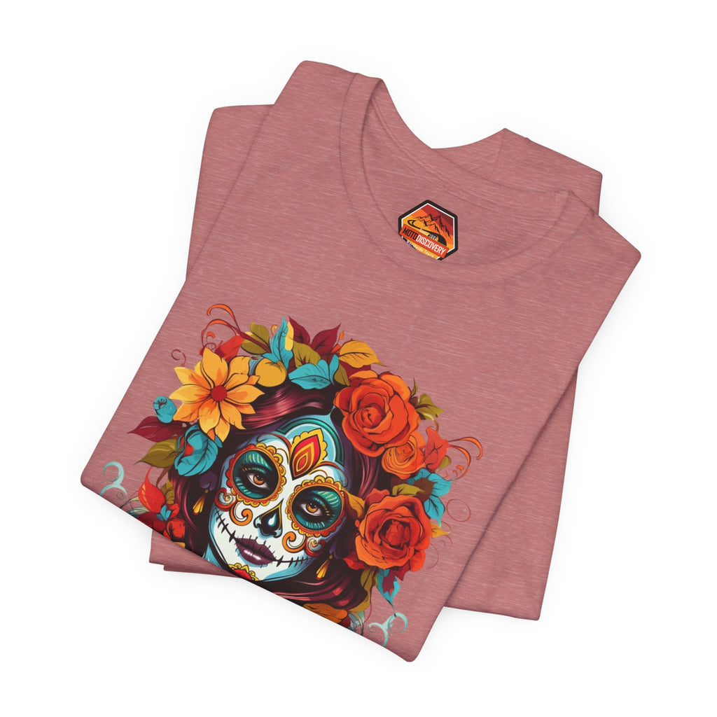 MotoDiscovery Day of the Dead Sugar Skull T-Shirt