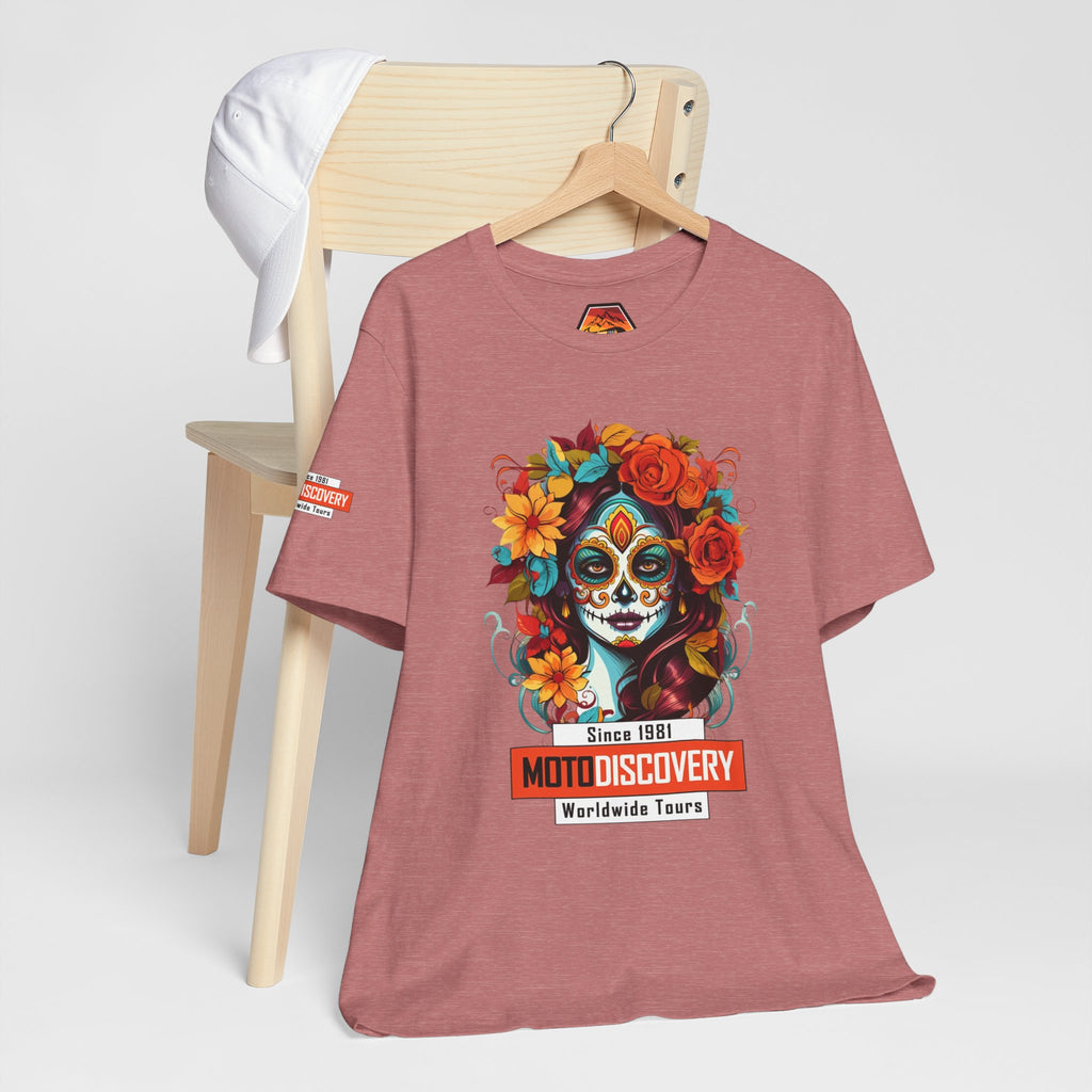 MotoDiscovery Day of the Dead Sugar Skull T-Shirt