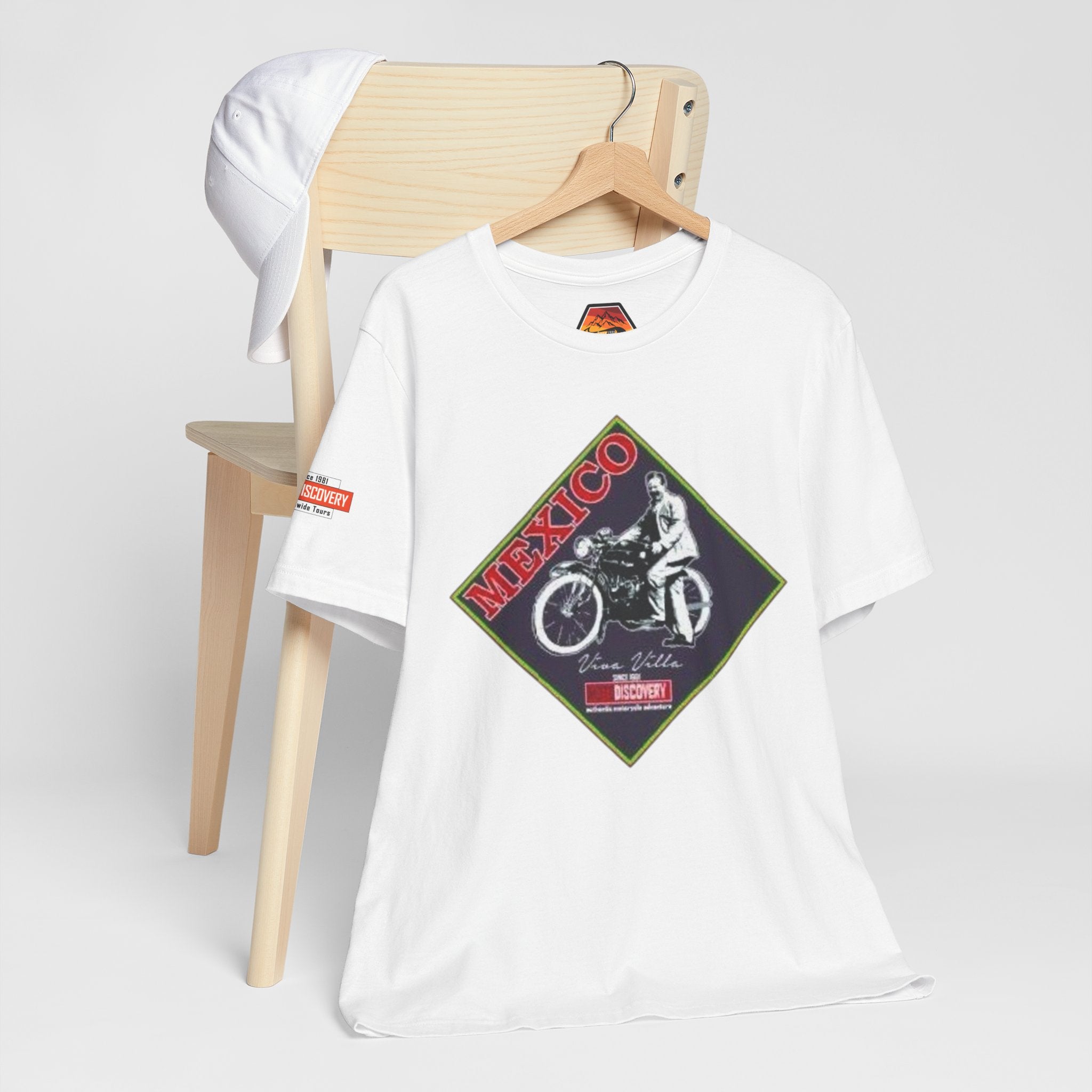 Mexico Motorcycle Vintage Graphic Tee — Off-Road Rider Shirt