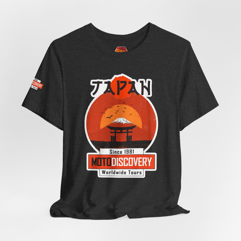 Japan Moto Discovery T-Shirt — 'MotoDiscovery' Worldwide Tours Tee
