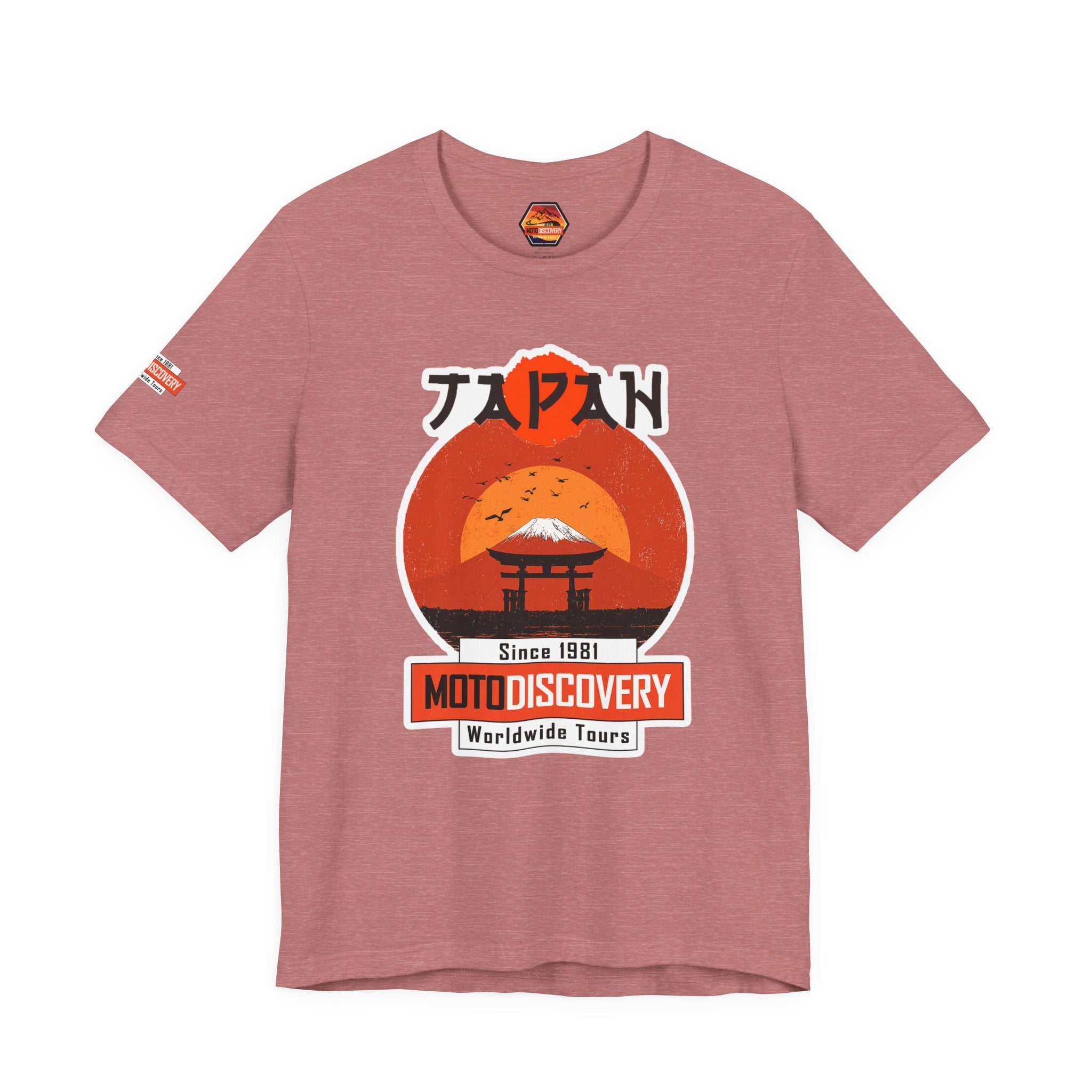 Japan Moto Discovery T-Shirt — 'MotoDiscovery' Worldwide Tours Tee